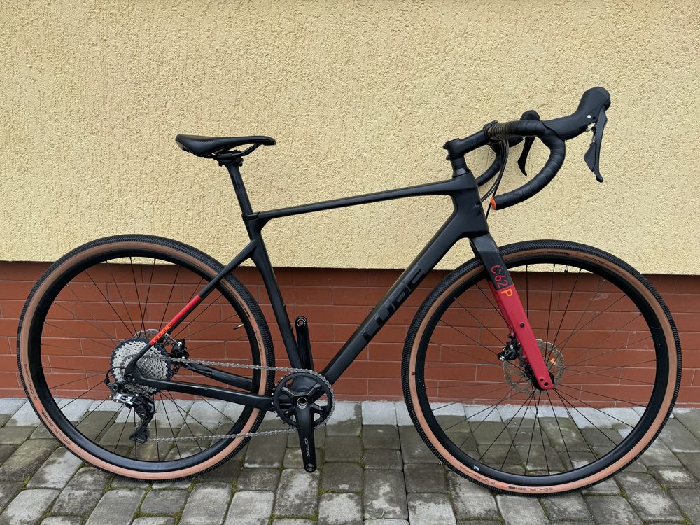 Велосипед gravel Cube Nuroad C:62 Pro carbon´n´red (2022) ЯК НОВИЙ