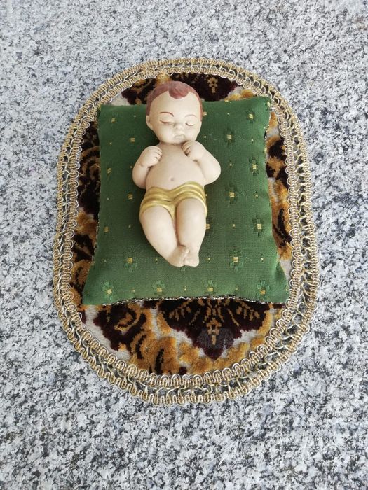 Menino Jesus de cerâmica 10 cm