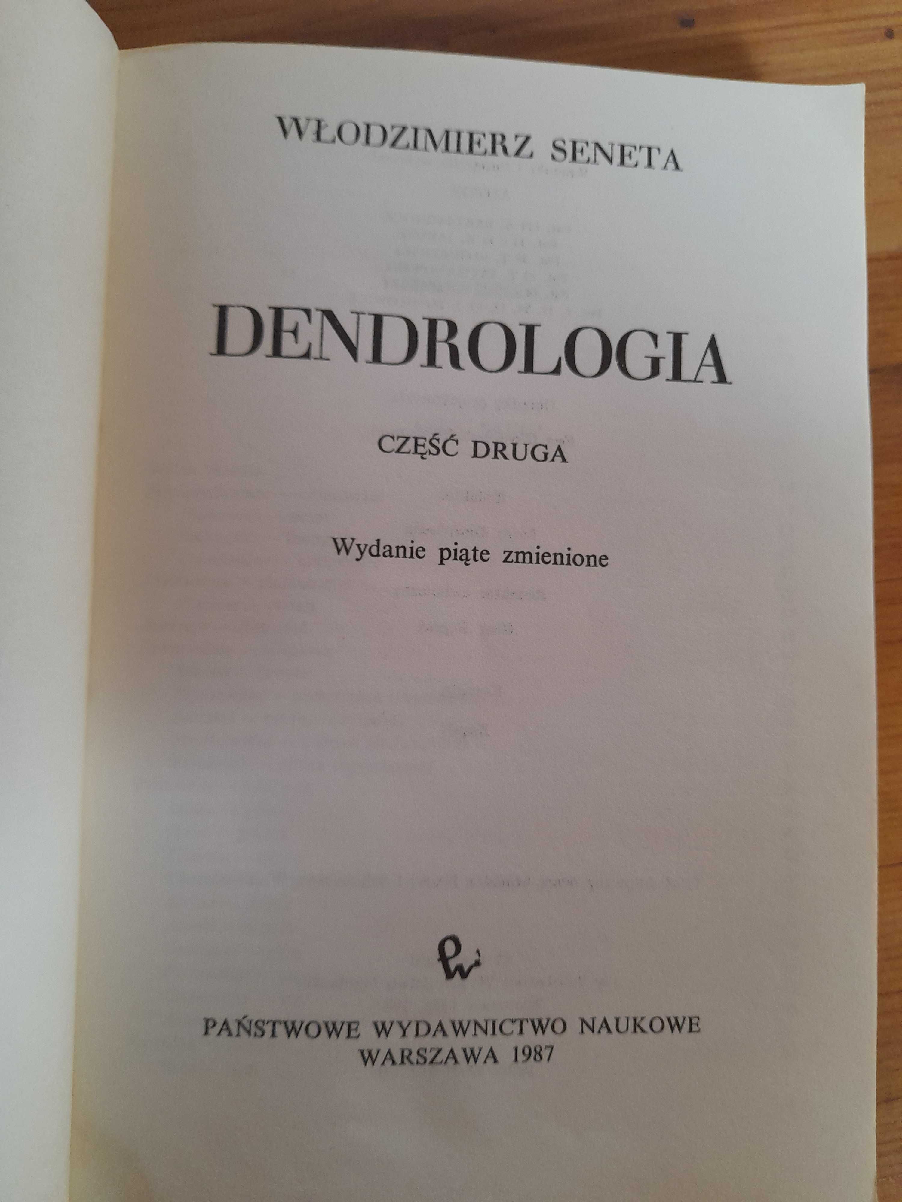 Dendrologia część 1 i 2 PRL W. Seneta z 1987 r.