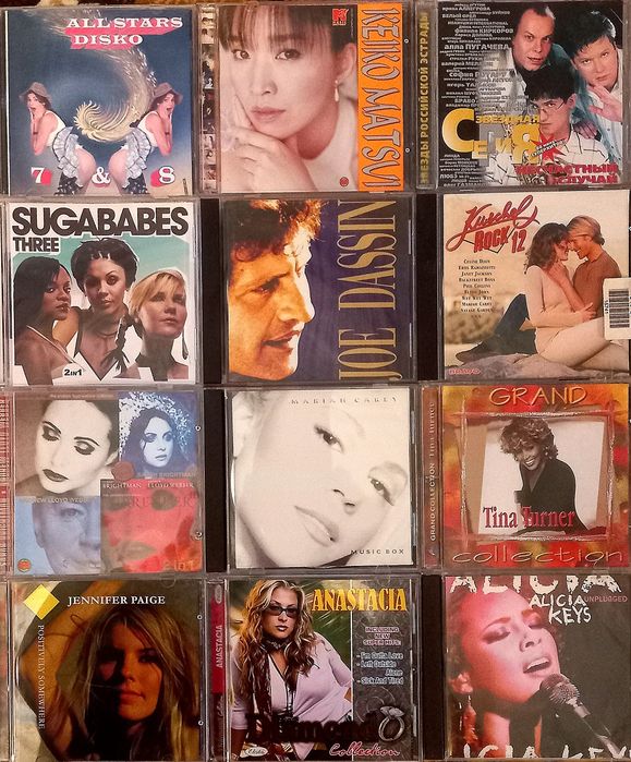 CD диски Alice Cooper, Smokie, Hanson  и др.