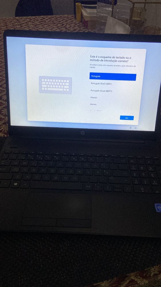 HP laptop 15-dw1215nia (sem carregador)