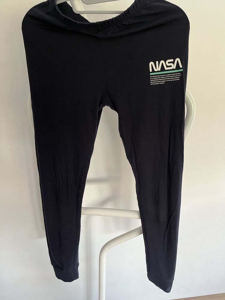 2 sztuki  Legginsy bawełna New York City i NASA roz. XS/S 158