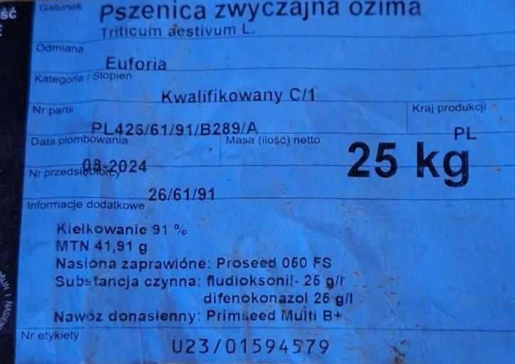 Pszenica ze żniw 2025-po centrali