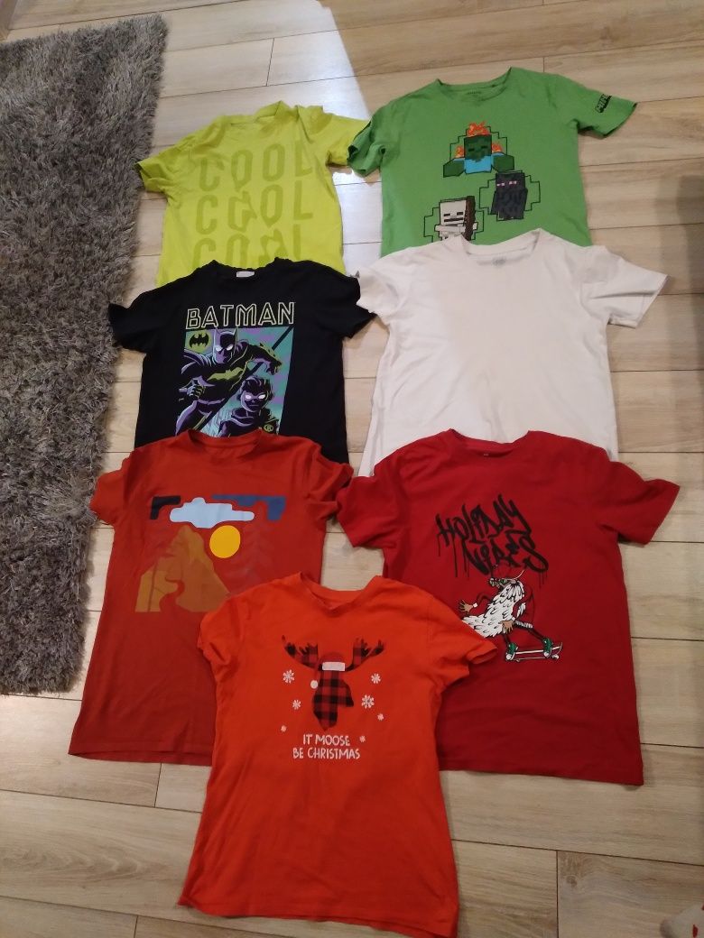 Bluzki - t shirty 146 chłopięce