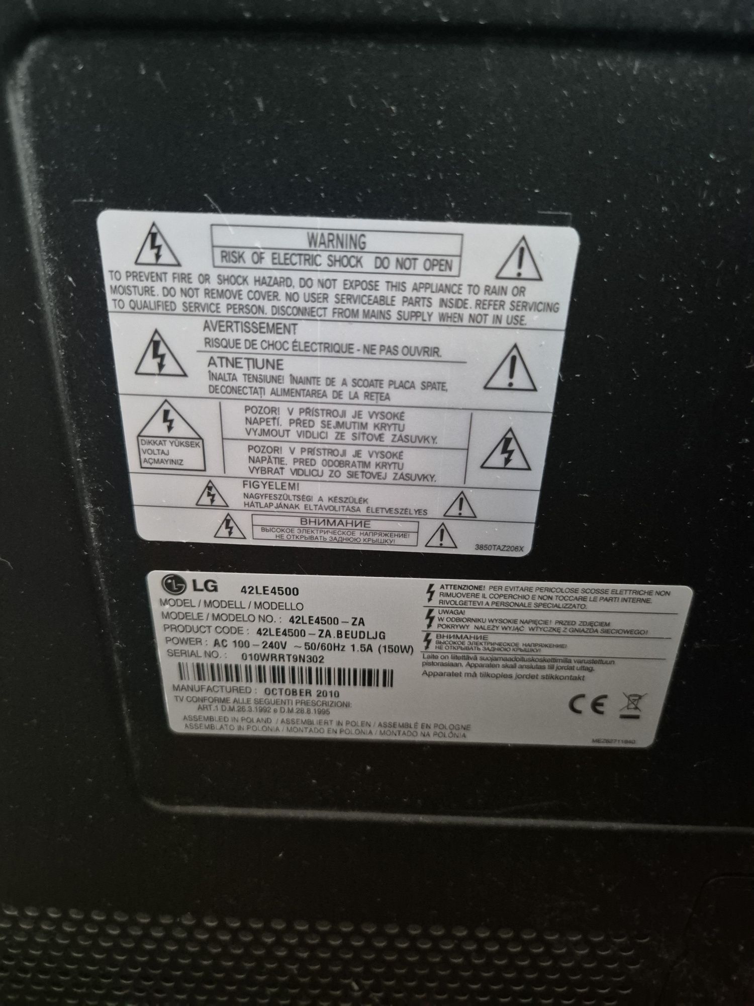 Telewizor LG 42LE4500 42 cale