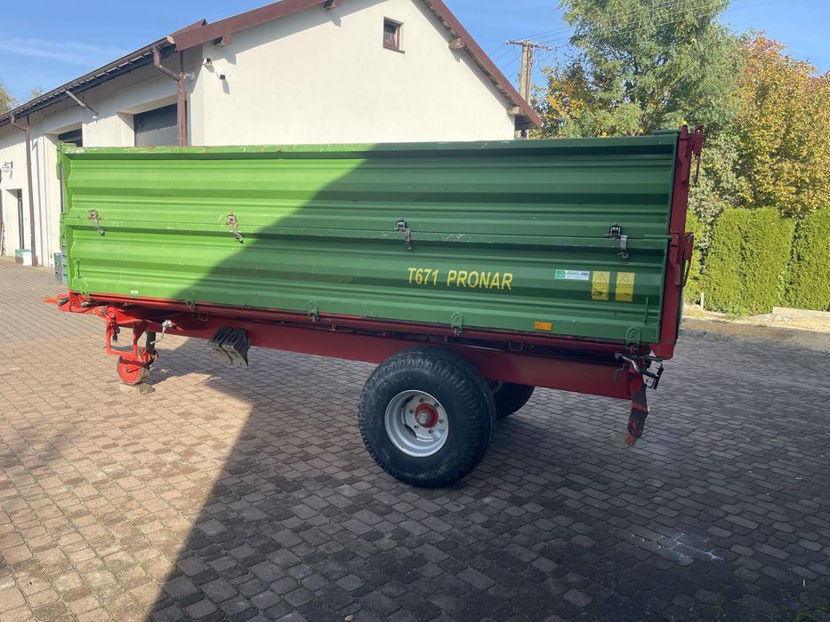 Przyczepa pronar wywrotka T671