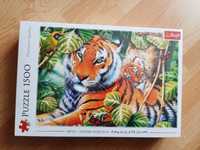 Trefl Puzzle 1500 - Dwa Tygrysy - Premium Quality - nowe, zafoliowane