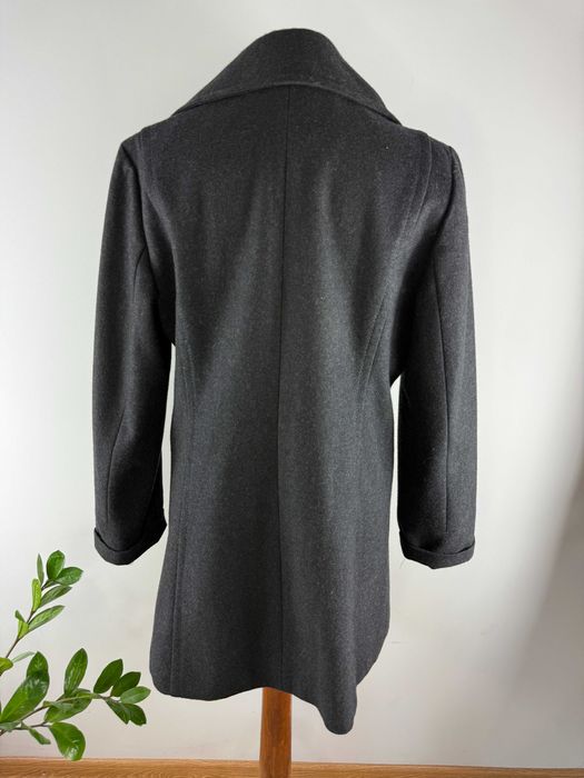 Grafitowy wełniany płaszcz kurtka Nine West rozmiar M
