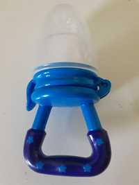 Новый ниблер силиконовый синий с колпачком
