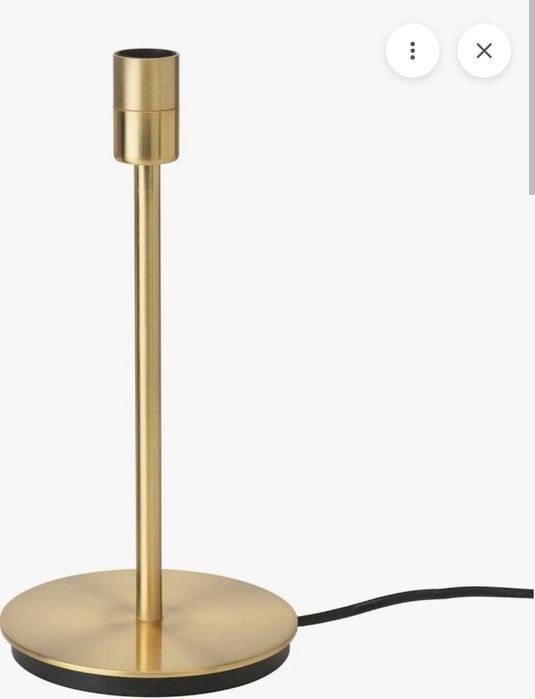 IKEA SKAFTET podstawa lampy stołowej złota