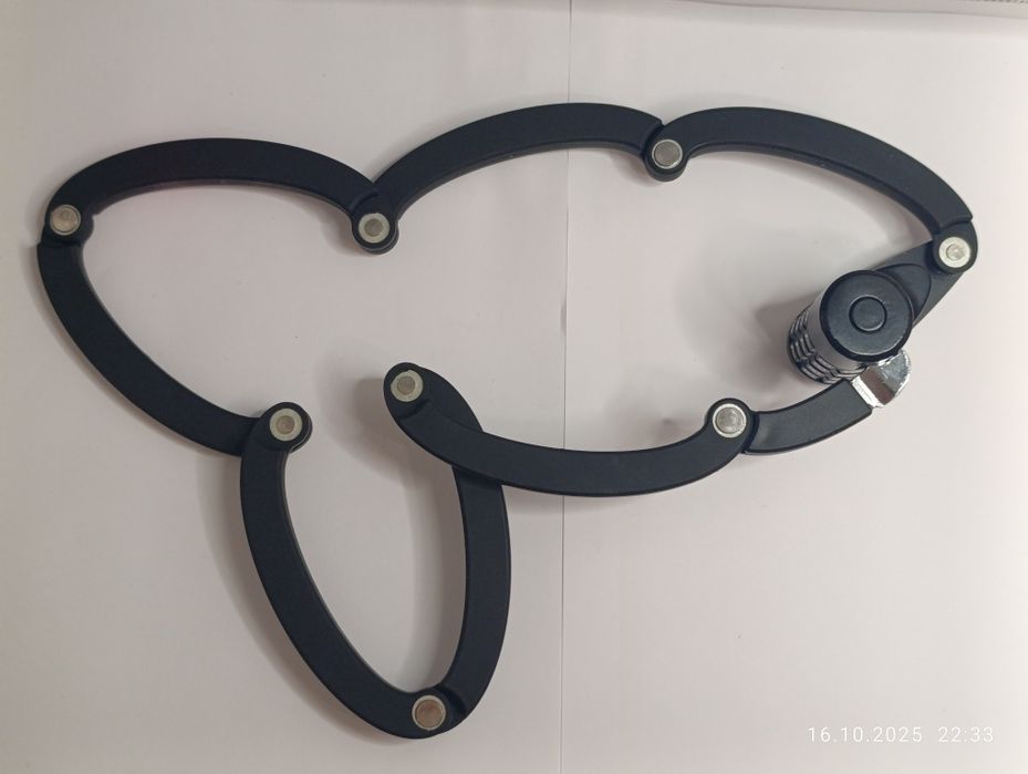 Замок велосипедний West Biking Code Folding Lock