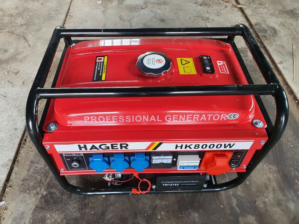 Agregat generator prądu Hager HK8000W AVR, 2500 W