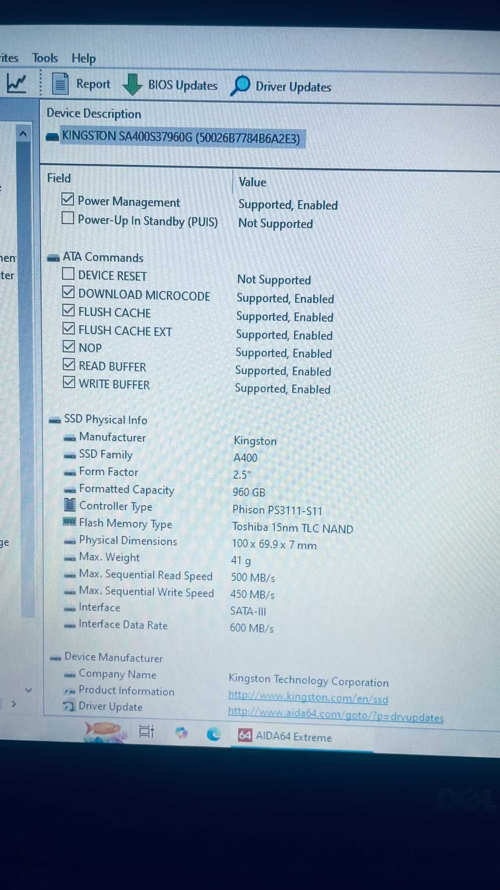 Dell Latitude E5450 SSD 1 Tb