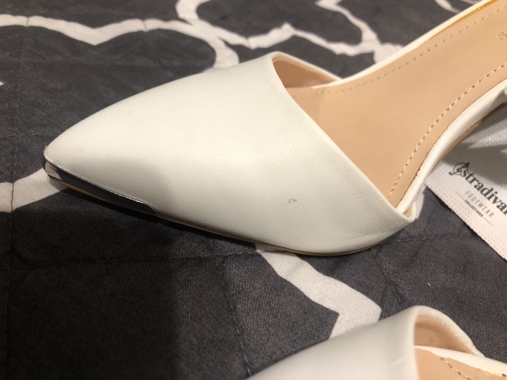 Nowe białe buty ślubne Stradivarius rozmiar 36