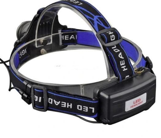 Latarka Czołowa Led Zoom Cree Xm-L T6 Czołówka 3 sztuki