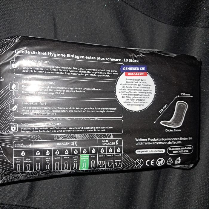 Podpaski wkładki na nietrzymanie moczu Facelle