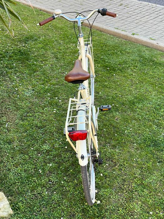 Bicicleta pasteleira moderna feminina