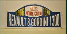 Renault 8 gordini 1300 Rallye Monte Carlo 1966_1970 Blacha tłoczona za