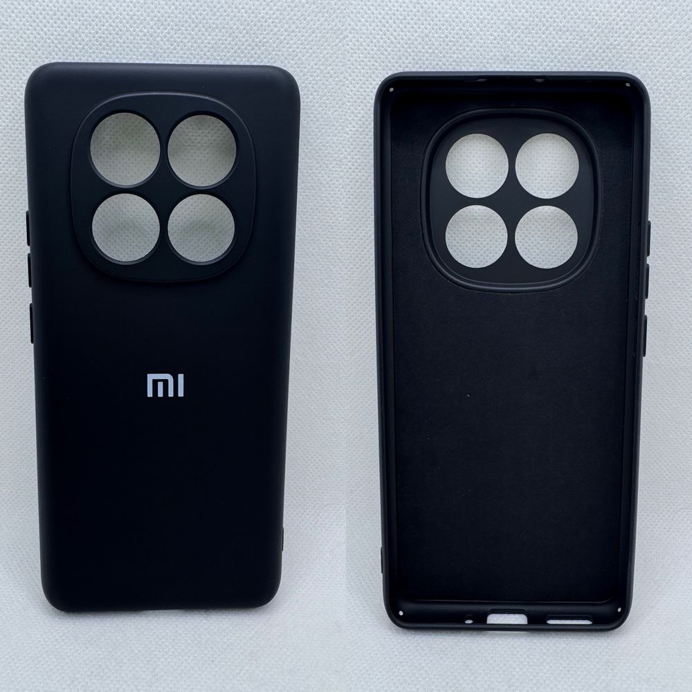 Брендовый silicone case для Xiaomi Redmi Note 14 Pro / Plus 5G бампер