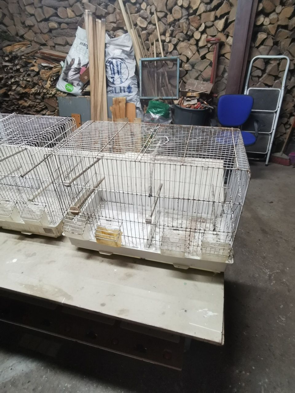 3 gaiolas para passaros