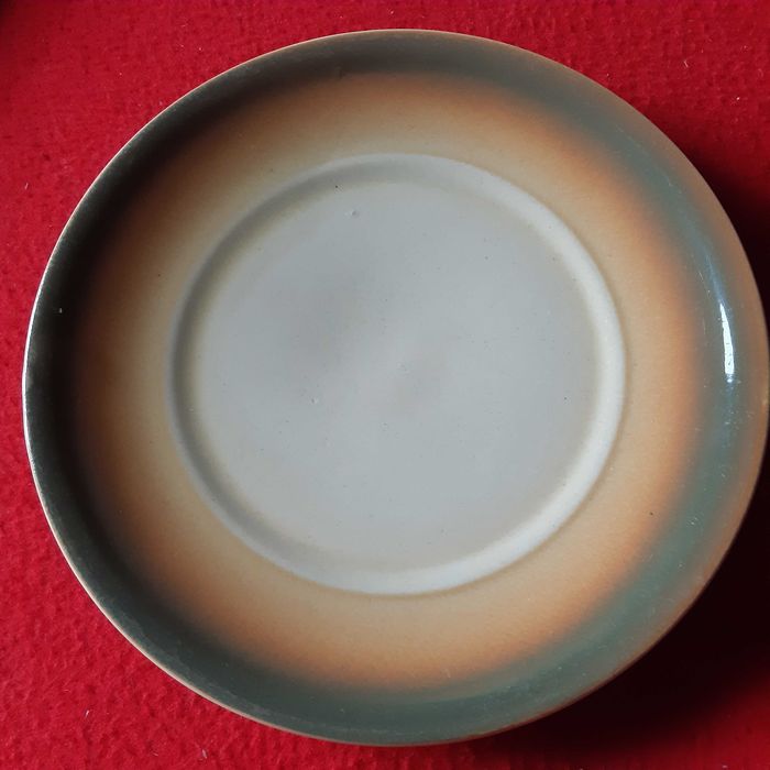 talerz deserowy porcelit PRL Tułowice