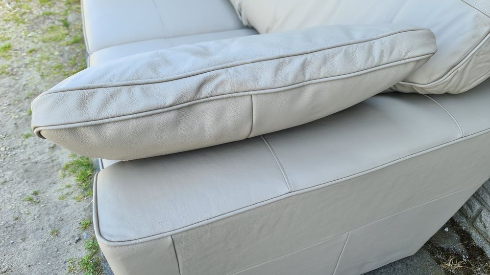 Sofa stylowa Skóra Naturalna Nowa Outlet  Next