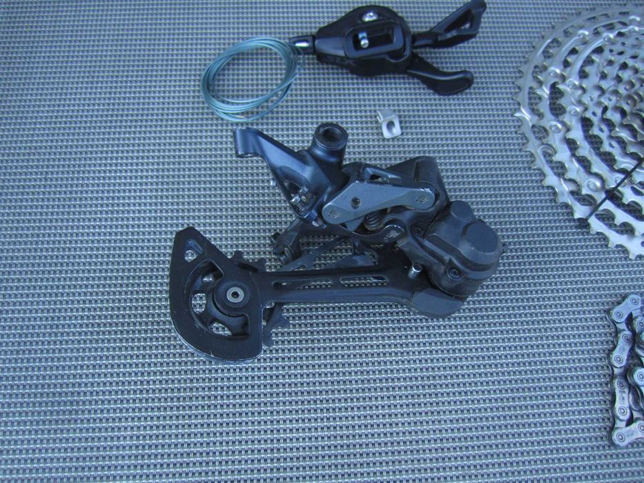 Napęd 1x12 Shimano SLX manetka kaseta przerzutka 12s grupa mtb