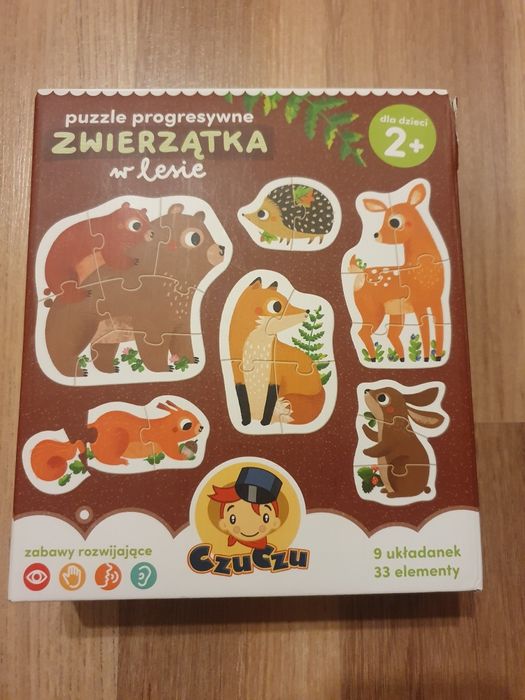 CzuCzu puzzle "Zwierzątka w lesie" 2+