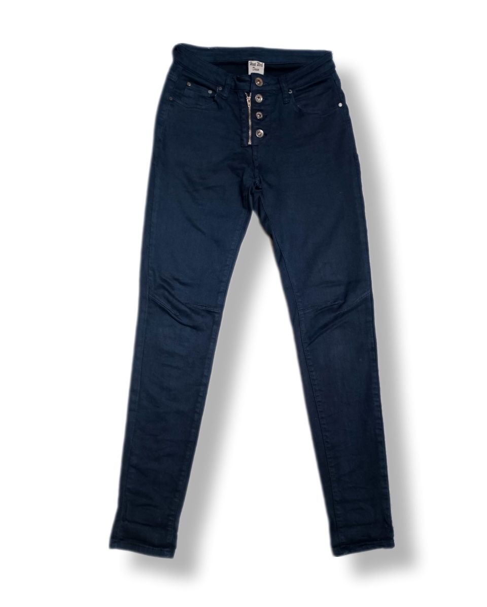 Spodnie jeansowe granatowe Hand Work Denim Basic