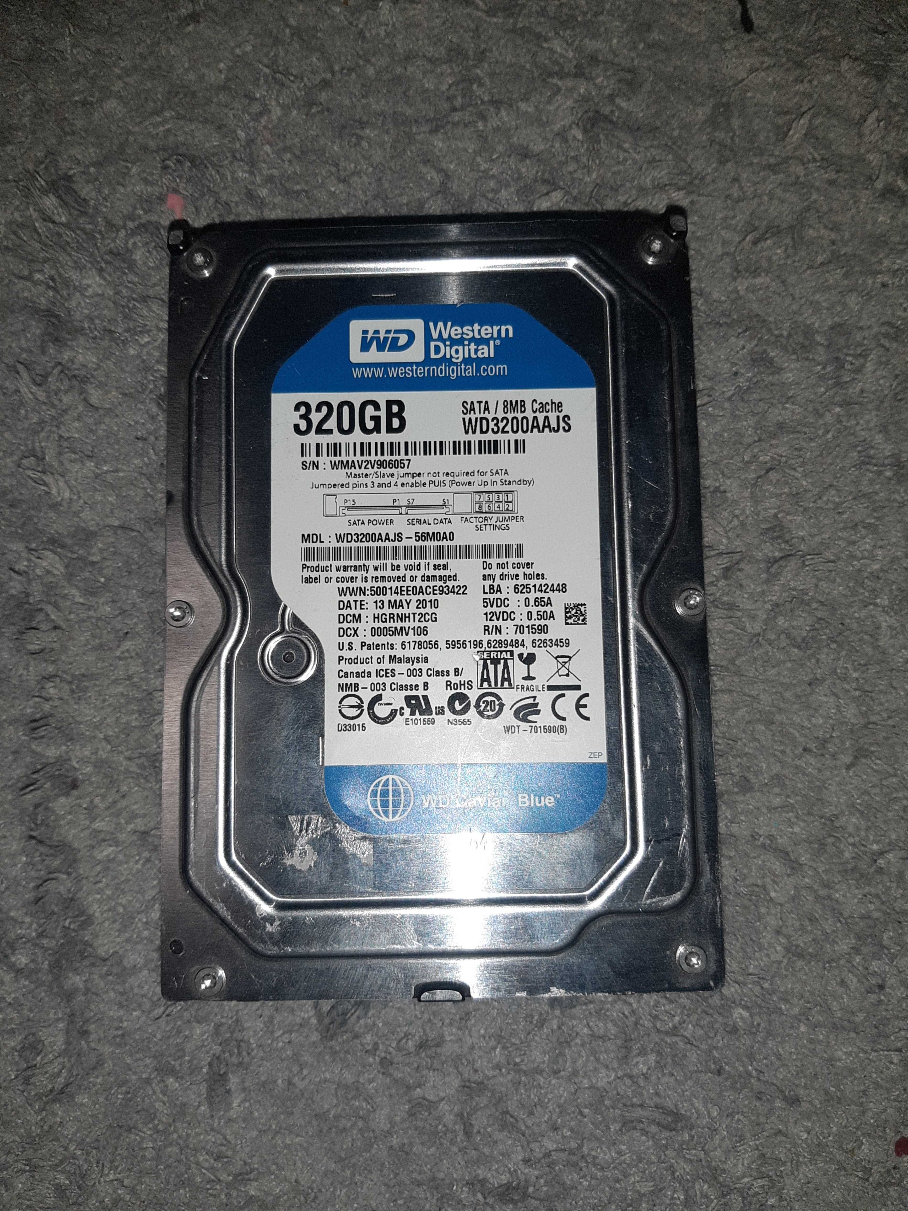 Жесткий диск Western Digital Caviar Blue 320GB 7200rpm WD3200AAJS