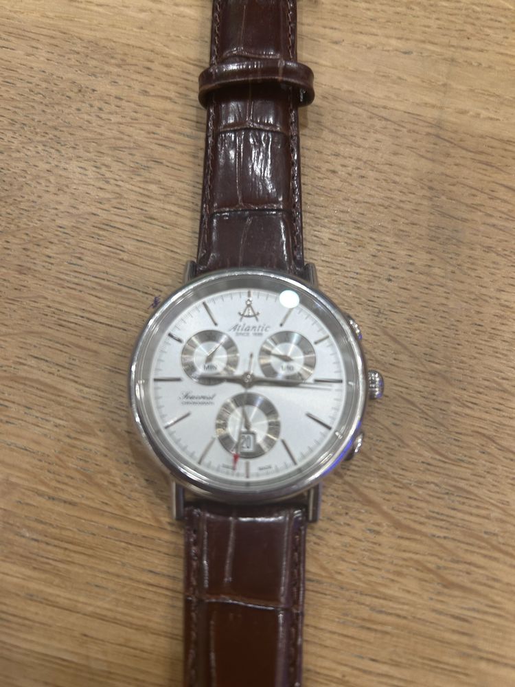 Zegarek Atlantic. Seacrest Chronograph. Super stan