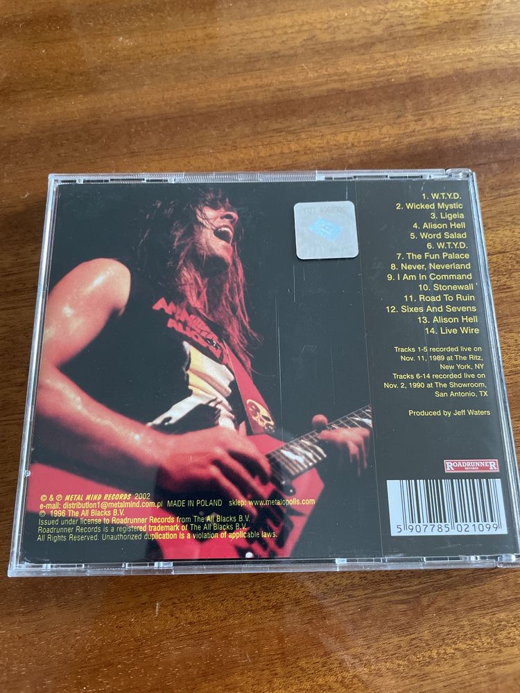 Annihilator In Command live album CD