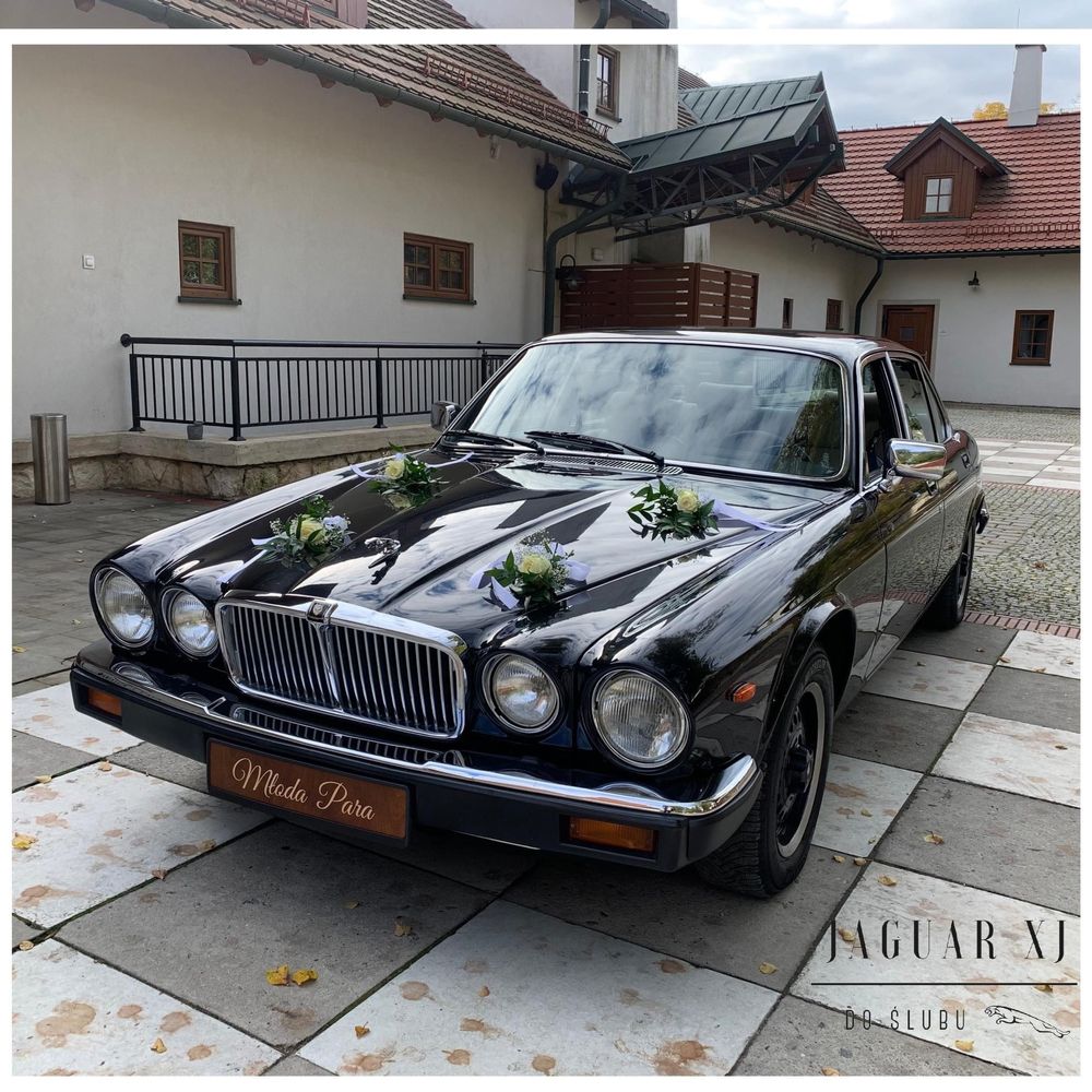 Zabytkowe Auto do Ślubu Jaguar XJ Zabytkowy Samochód na Wesele Kraków