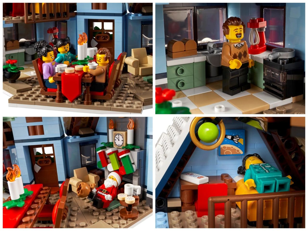 Lego Wizyta Świętego Mikołaja 10293 Creator Expert +świąteczne dodatki
