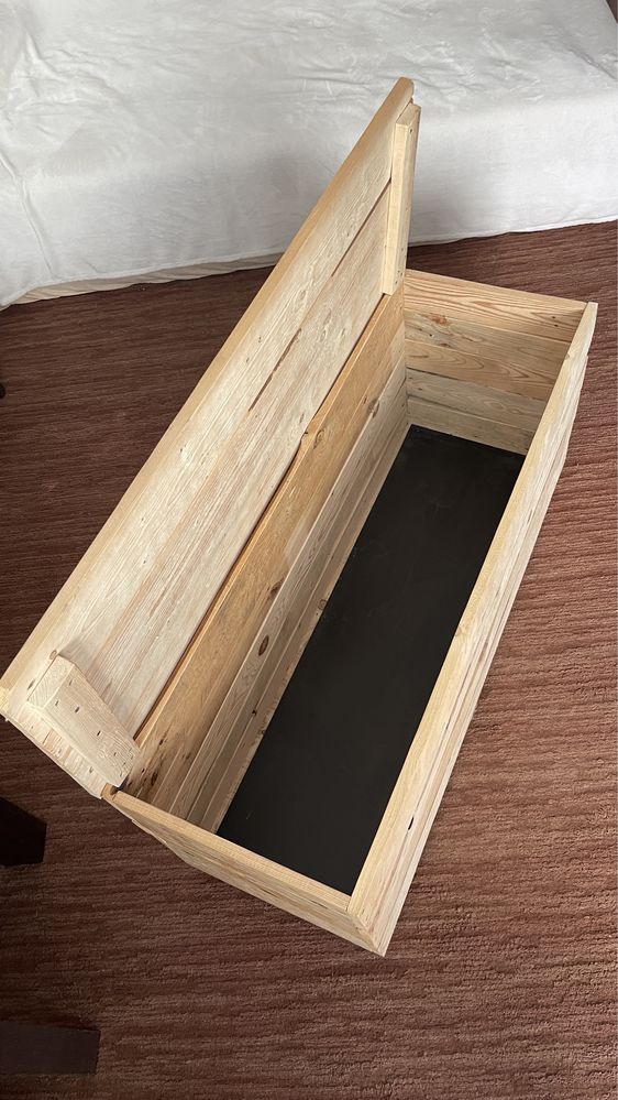 Skrzynia drewniana kufer drewniany 120x43x56cm