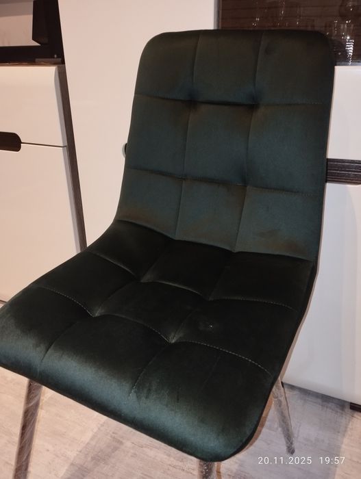 Krzesło butelkowa zieleń