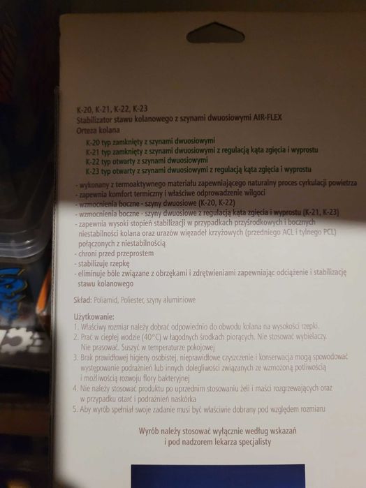 Stabilizator stawu kolanowego