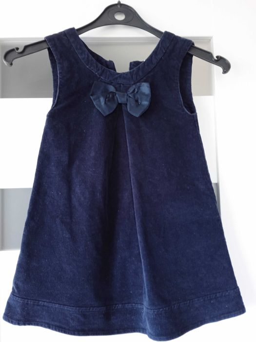 Sukienka dla dziewczynki  - granatowa - roz. 116 -