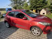 Mazda 2 – 2008 r., 1.4 Diesel, bordowy