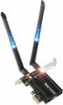 Ubit Karta WiFi, trzypasmowa karta WiFi 3000 Mb/s WiFi 6 AX3000