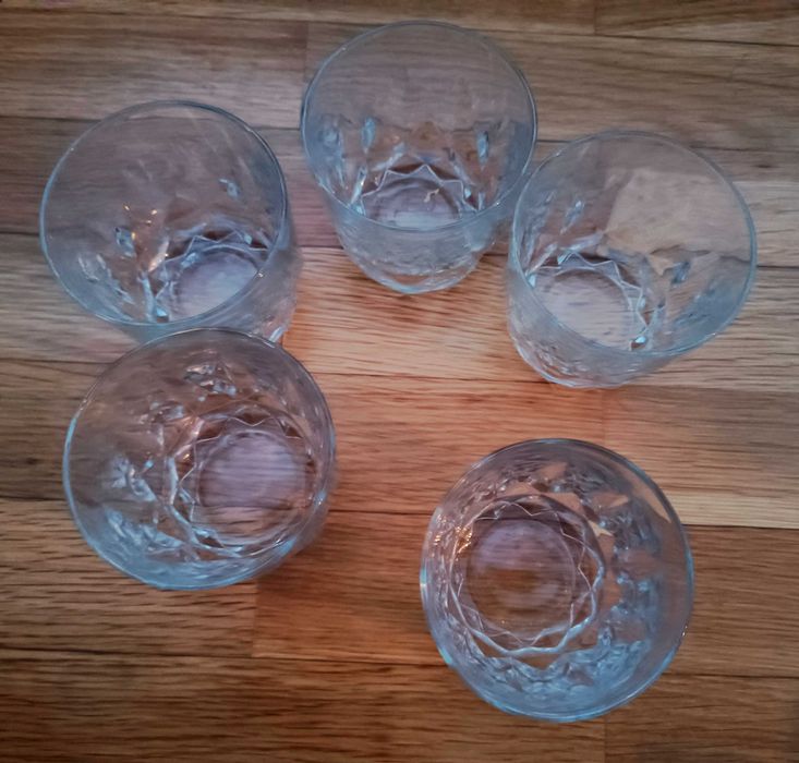 Conjunto de 5 copos e balde para gelo