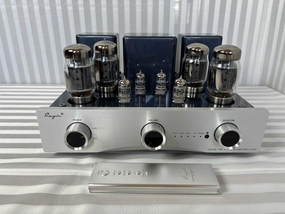Wzmacniacz lampowy zintegrowany Cayin A-55TP Mullard TUNG-SOL