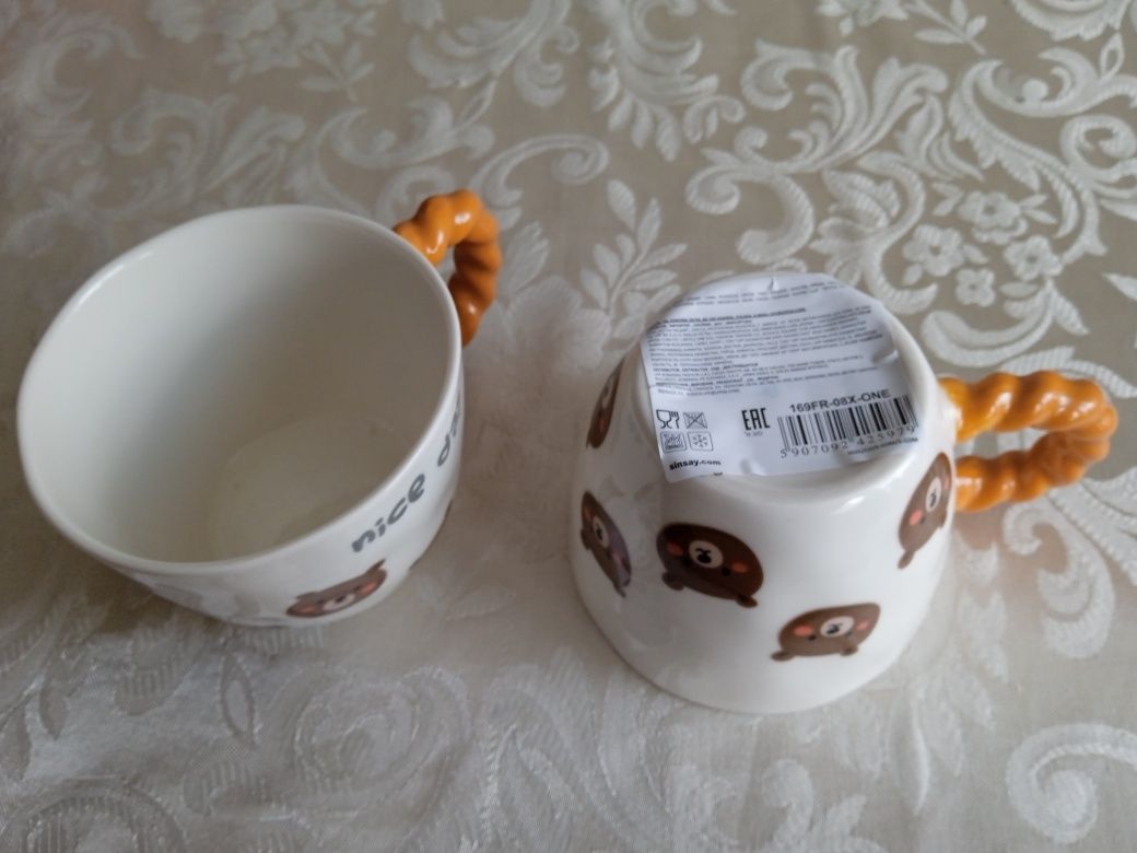 Zestaw 2x nowe kubki kubek