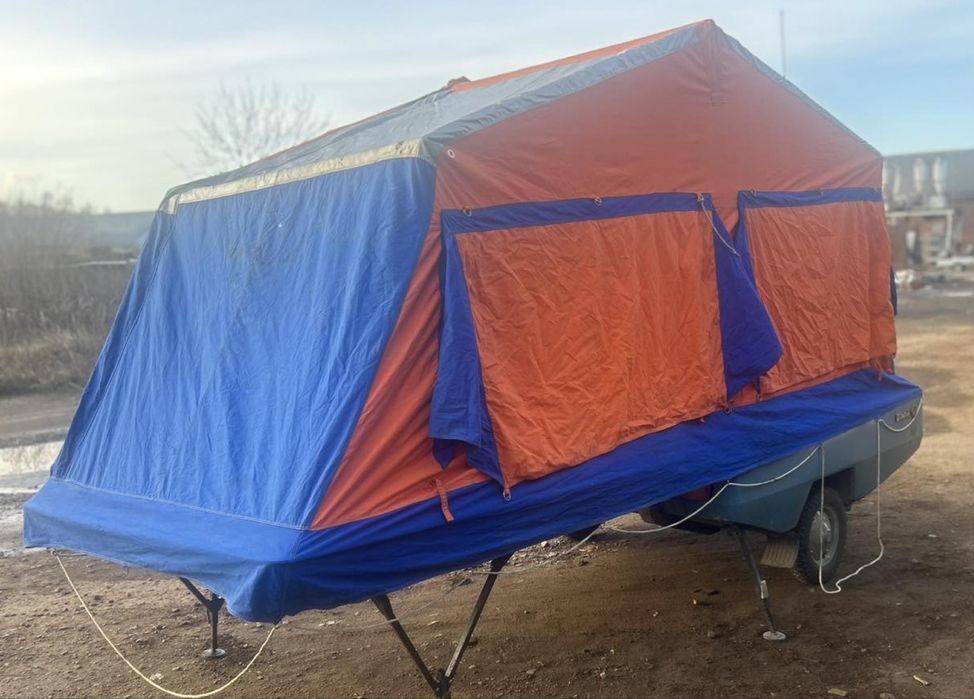 Прицеп, палатка