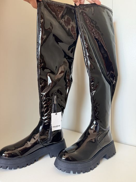 Bota alta Pull&Bear Nova - Tamanho 38