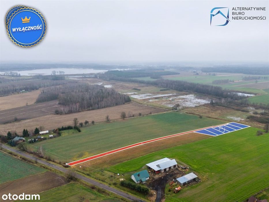 Działki rekreacyjne przy rzece, blisko jezior