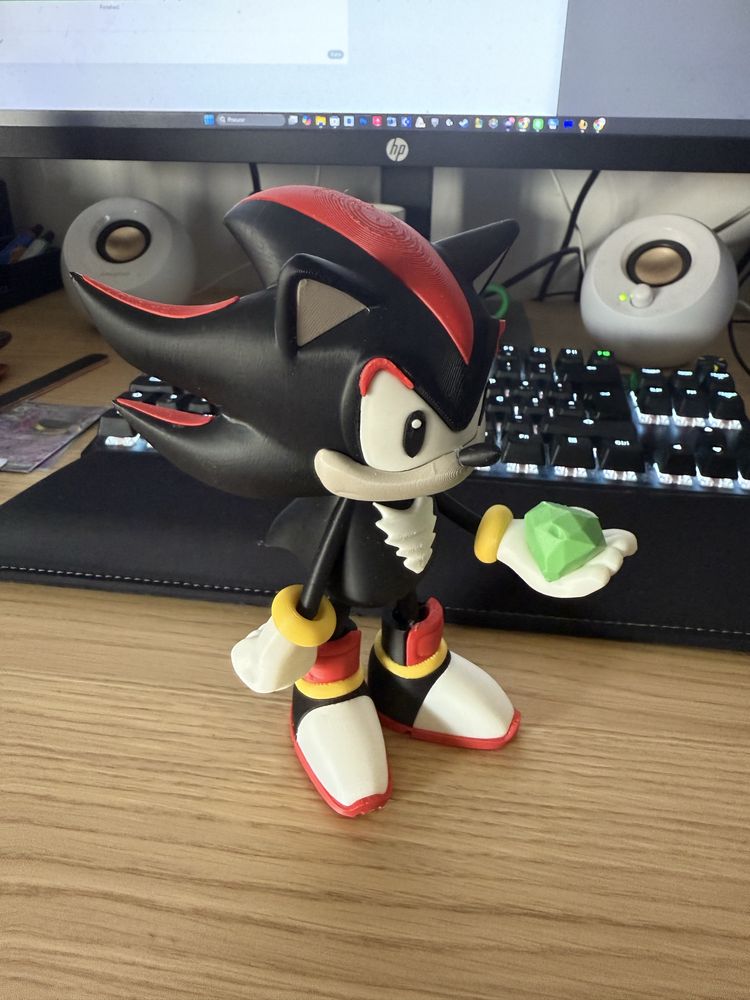 Sonic - Shadow figure 3d printed