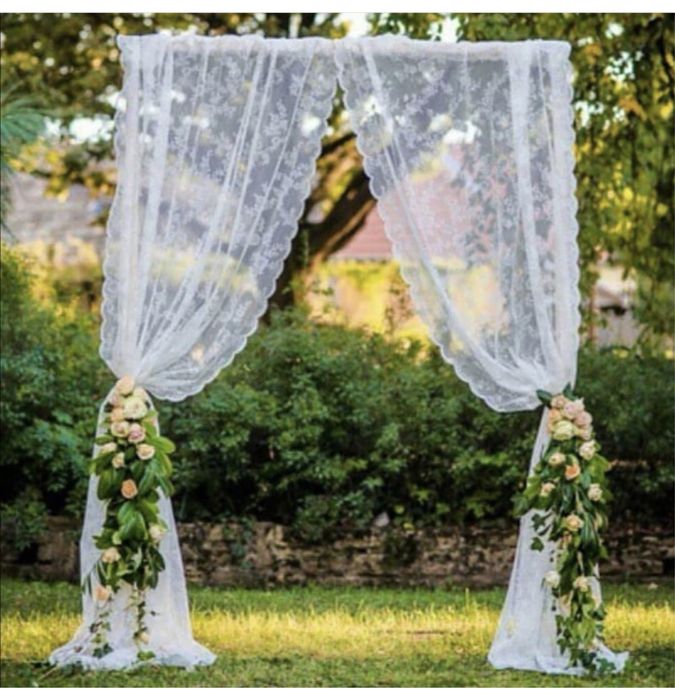 Очень красивый кружевной тюль ALVINE SPETS ІКЕА . ИКЕА . В наличии .