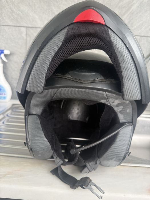 Capacete BMW System 5 com auricular