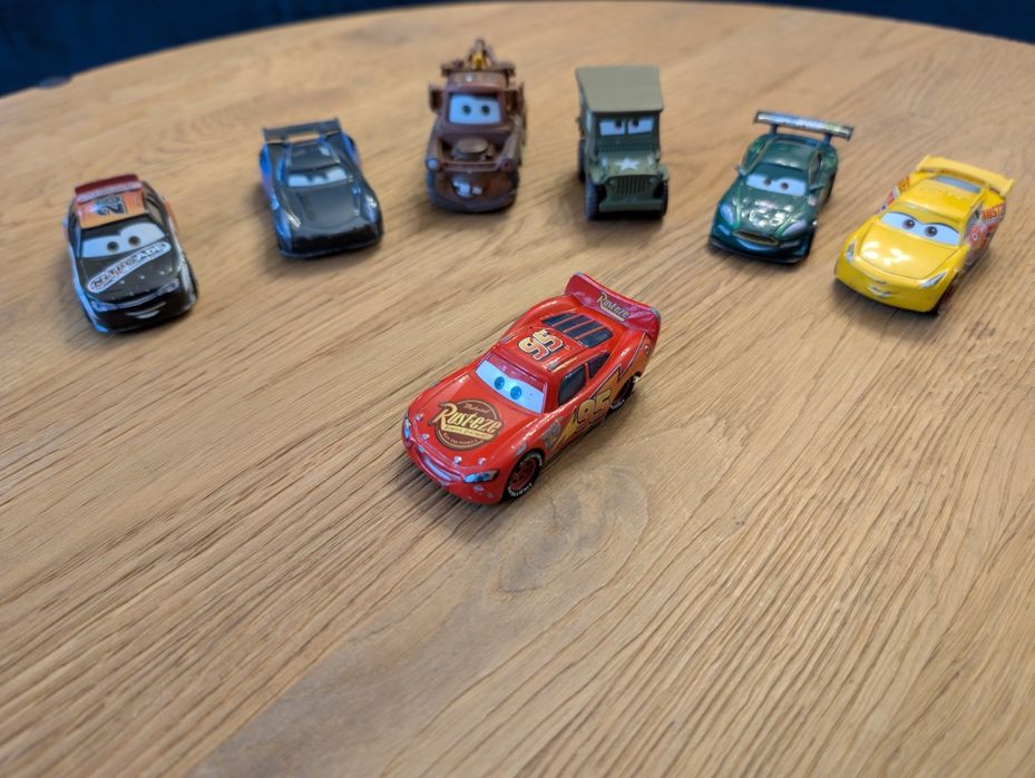 Zygzak mcqueen Auta Cars Mattel oryginał